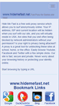 Mobile Screenshot of hidemefast.net